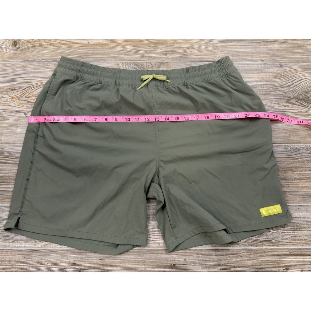 Cotopaxi Retro Active 7" Shorts Men's XL Fatigue Green Recycled Nylon Shorts - Picture 9 of 13